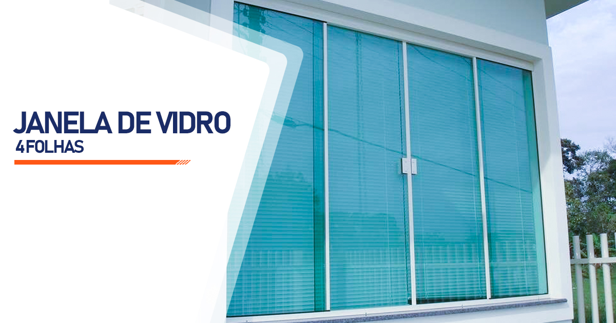 Janela De Vidro 4 Folhas Piracicaba Alto da Pompéia SP