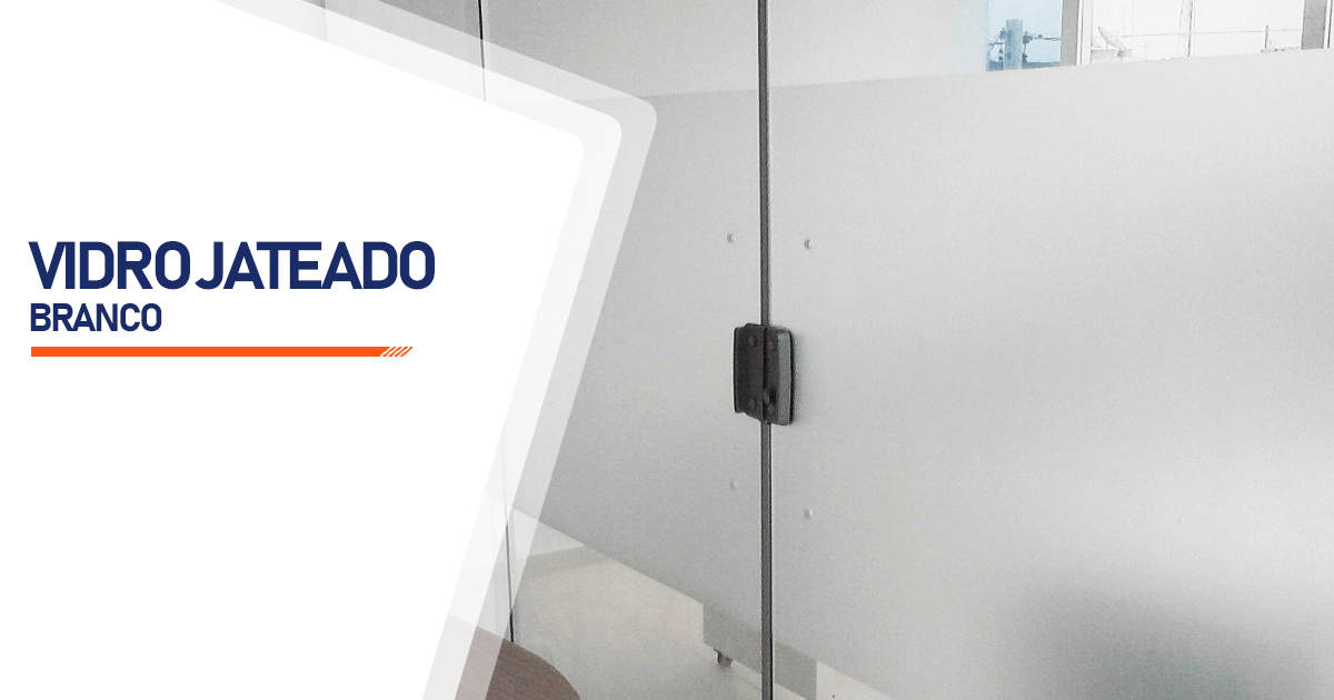 Vidro Jateado Branco Piracicaba Alto da Pompéia SP